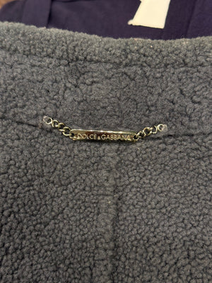 F/W2006 Dolce & Gabbana shearling napoleon coat