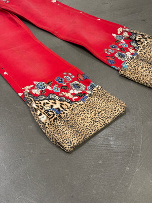 2000s Roberto Cavalli floral printed shorts