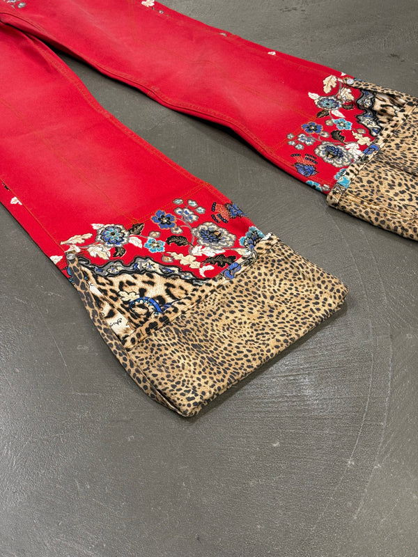 2000s Roberto Cavalli floral printed shorts