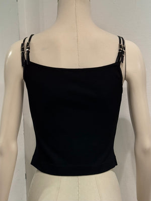 1998 Gucci by Tom Ford iconic g-logo strap top