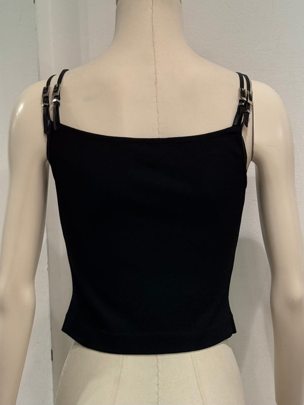 1998 Gucci by Tom Ford iconic g-logo strap top