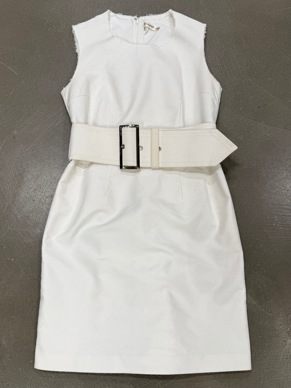 A/W2010 Comme des Garçons belted sheath dress