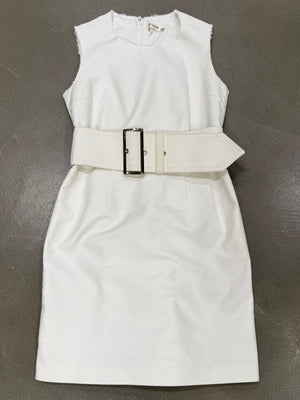 A/W2010 Comme des Garçons belted sheath dress