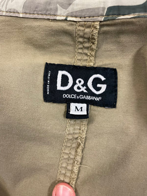 AW2004 Dolce & Gabbana parachute cargo studded jacket