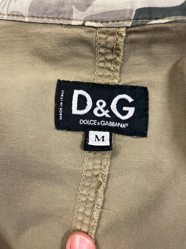 AW2004 Dolce & Gabbana parachute cargo studded jacket