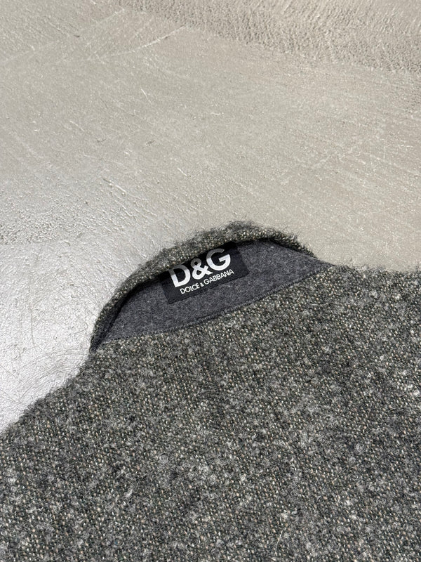 2000s Dolce & Gabbana hybrid wool jacket