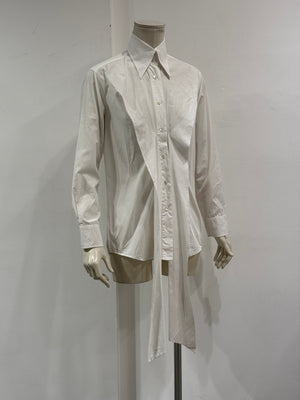 2003 Dolce & Gabbana runway tie-detailed cotton shirt