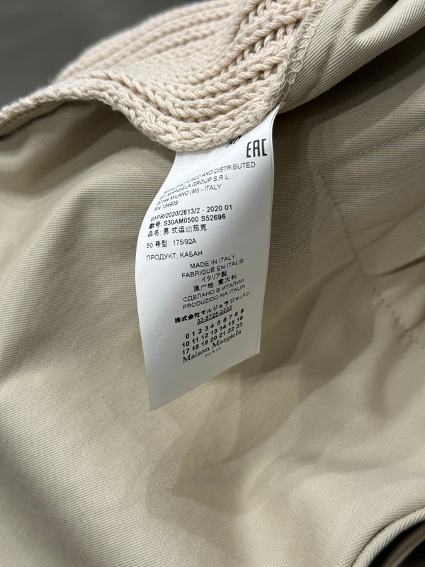 S/S2020 Maison Margiela ribbed-sleeve hybrid jacket