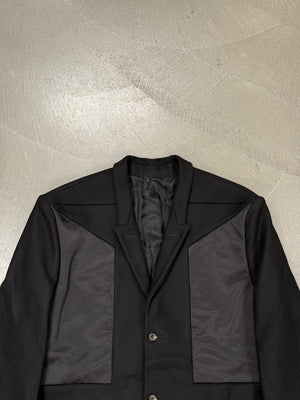 A/W2022 Rick Owens “Strobe” heavy wool jumbo ratlin coat - new with tags