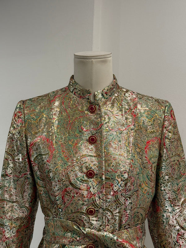 F/W1995 Yves Saint Laurent paisley jacquard jacket