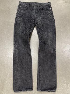 2000s Dior clawmark faded jeans