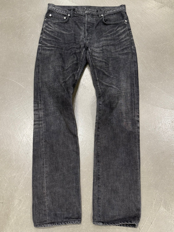 2000s Dior clawmark faded jeans