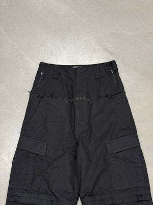 Balenciaga cut up baggy cargo pants