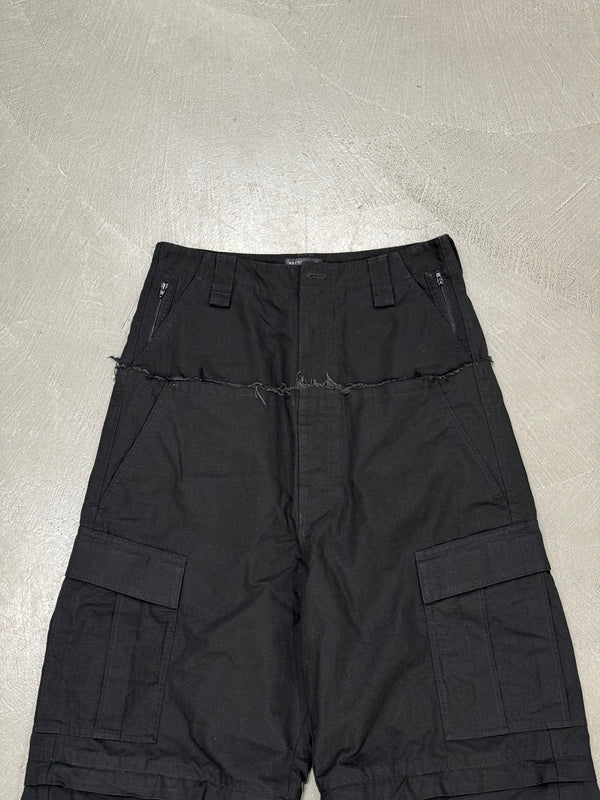 Balenciaga cut up baggy cargo pants