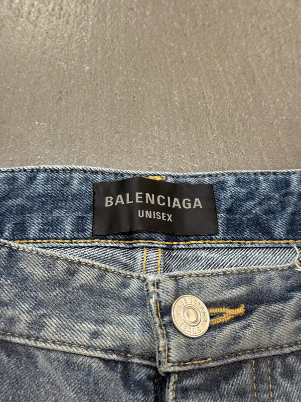 2022 Balenciaga reflective baggy jeans