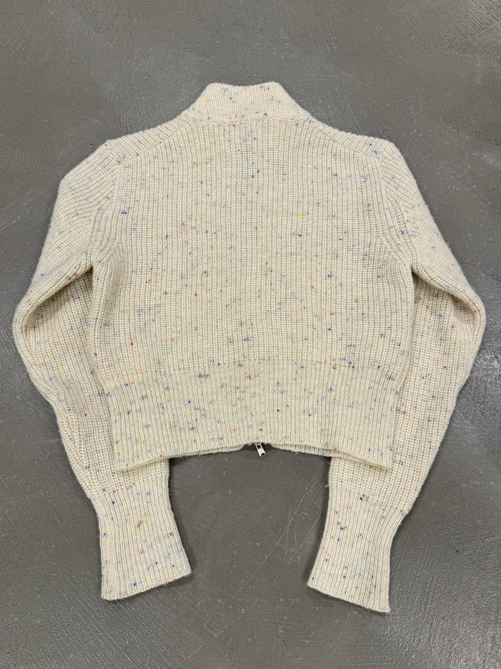 2000s Our Legacy cropped zip-up knit sweater