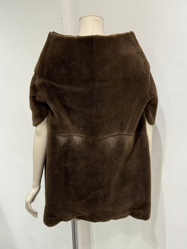 2010 Maison Margiela fur boat neck cape