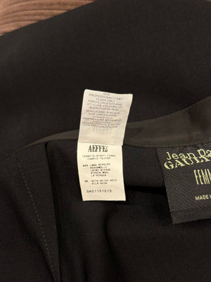 2000s Jean Paul Gaultier wool wrap midi skirt