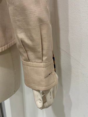 S/S1997 Christian Dior by John Galliano runway beige tailored suit
