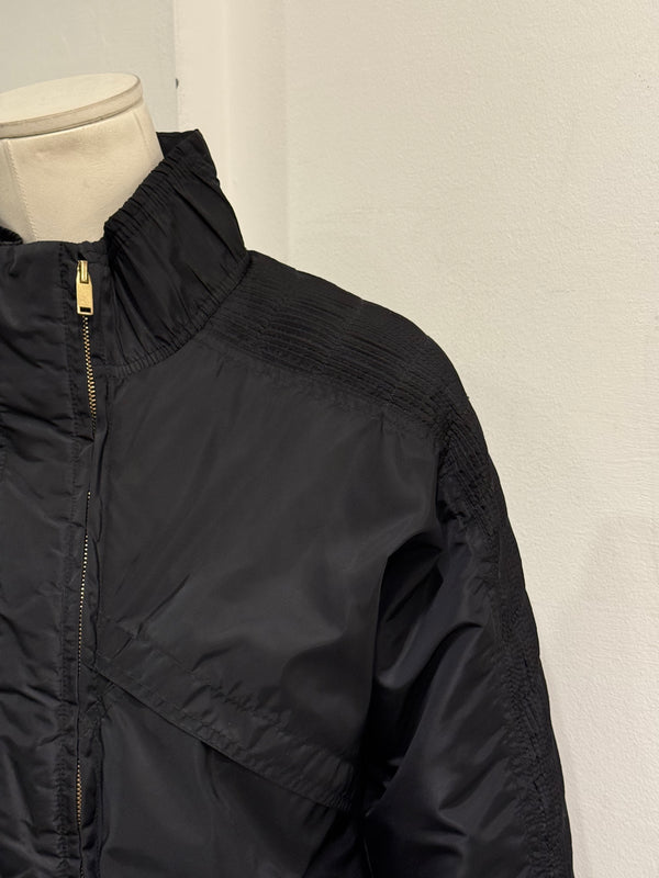 2004 Gucci by Tom Ford technical nylon paneled bomber jacket