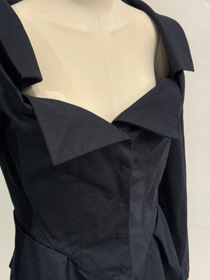 2000s Vivienne Westwood structured cotton corset jacket