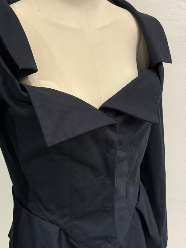 2000s Vivienne Westwood structured cotton corset jacket