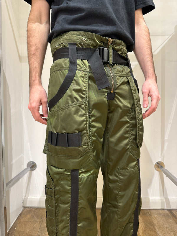 AW2003 Jean Paul Gaultier parachute bondage pants