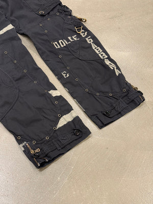 2004 Dolce & Gabbana runway bondage parachute cargo pants