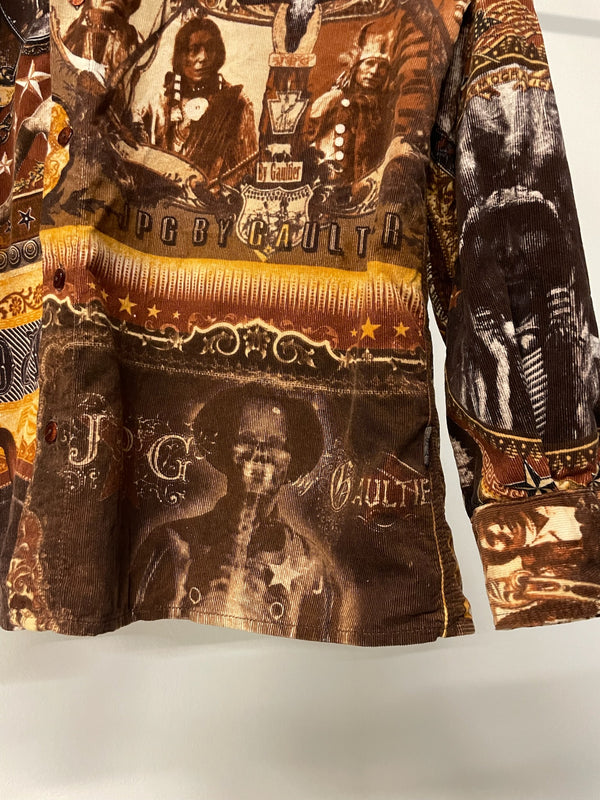 AW1994 X-ray Native American corduroy shirt
