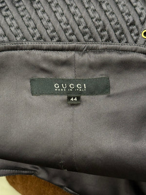 A/W2003 Gucci by Tom Ford runway studded silk skirt