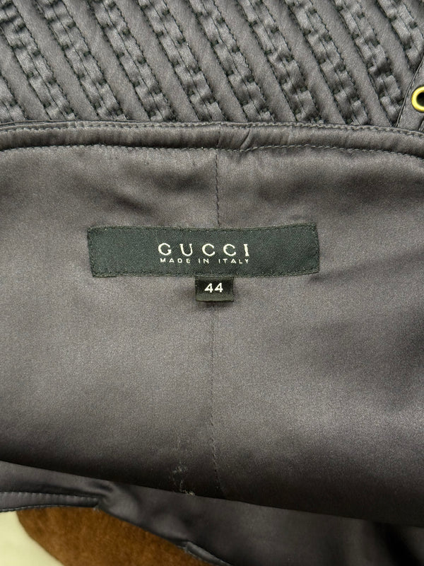 A/W2003 Gucci by Tom Ford runway studded silk skirt