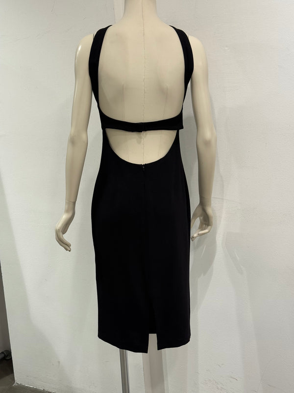 2000s Dolce & Gabbana halter neck sheath dress
