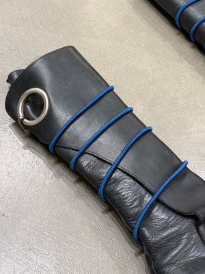 A/W1996 Dirk Bikkembergs "hole-heel" bungee boots