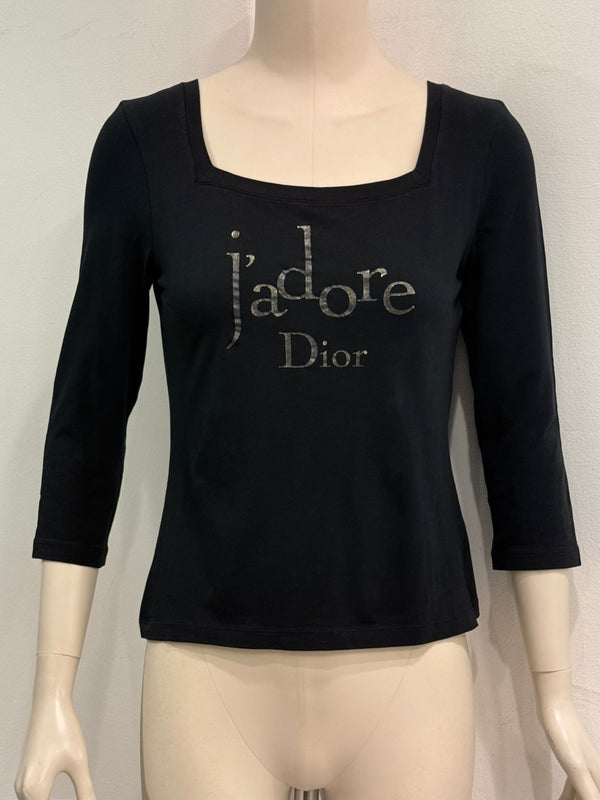 2000s Christian Dior by Galliano J'adore top
