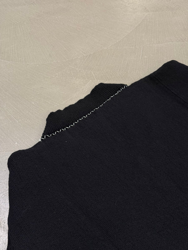 S/S2018 Raf Simons oversized fireman buckle v-neck sweater