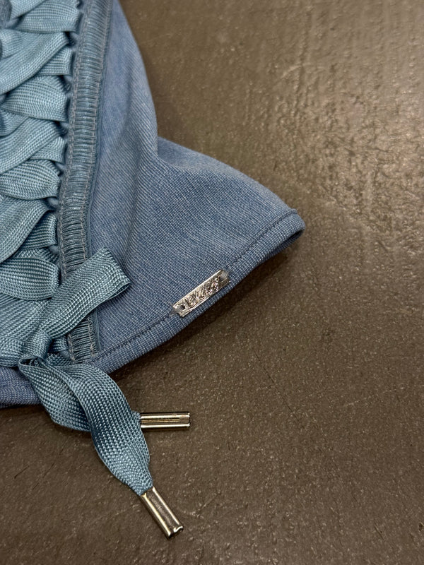 2004 Christian Dior by Galliano lace-up corset top