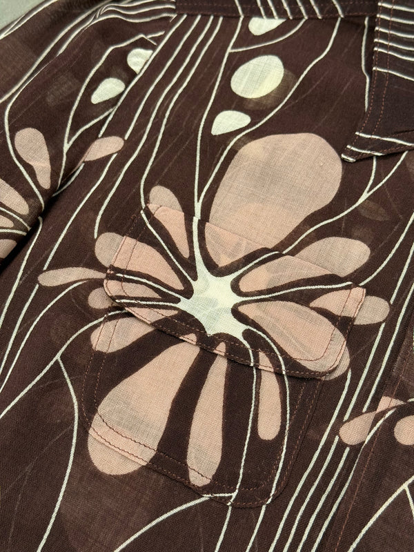 S/S2003 Miu Miu floral silk shirt
