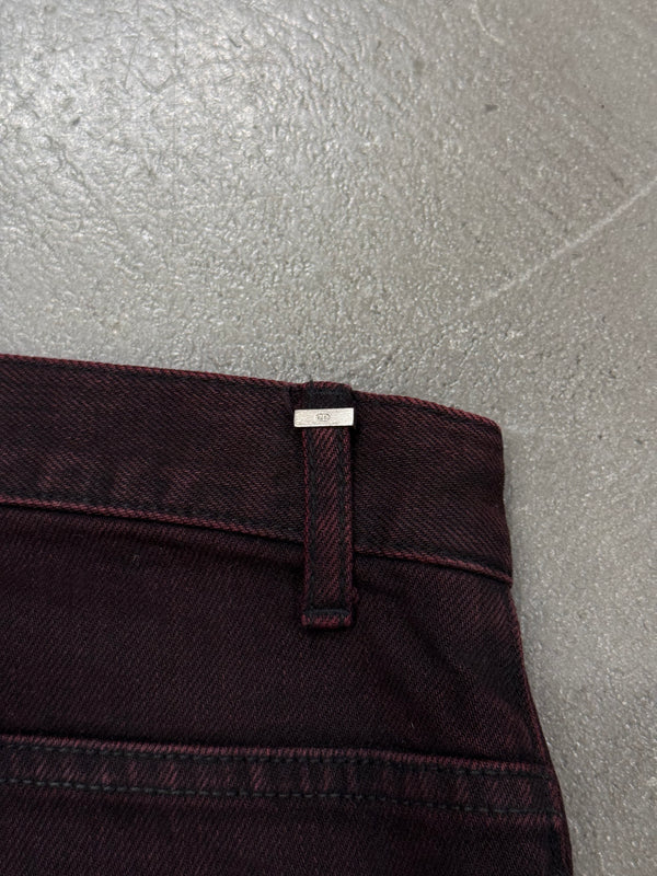 2000s Dior faded red jeans