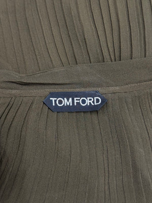 A/W2014 Tom Ford drape asymmetric cape and top set
