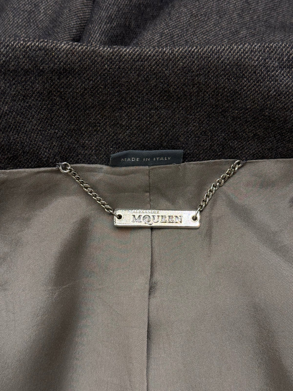 2007 Alexander McQueen structured wool blazer