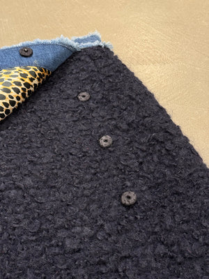 2000s Dolce & Gabbana wool midi skirt