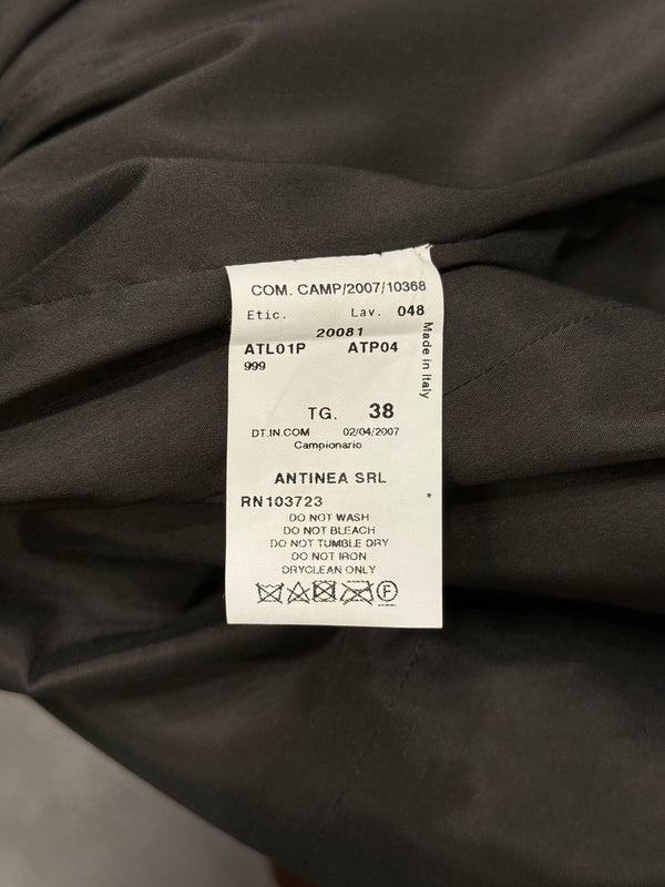 2000s Armani leather coat