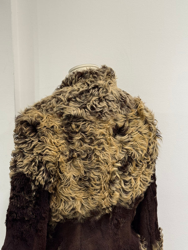 A/W1999 Roberto Cavalli Mongolian lamb fur jacket