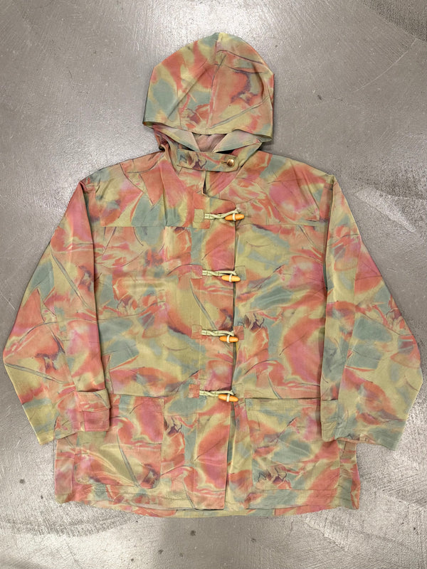 1990s Emporio Armani iridescent camo coat