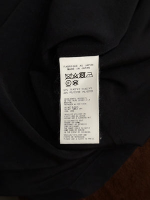 2019-2020 Yohji Yamamoto satin maxi- shirt