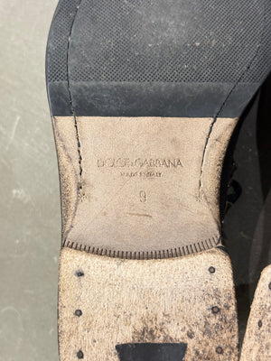 2000s Dolce & Gabbana studded metal derby