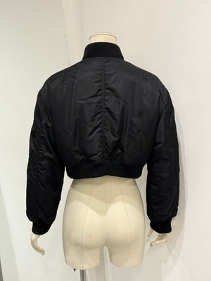 1980s Jean Paul Gaultier Junior cropped nylon bomber jacket