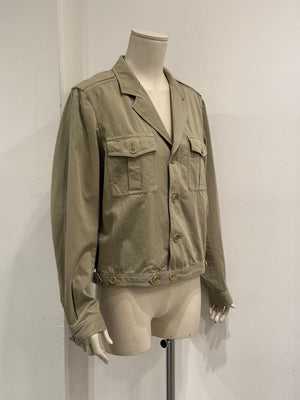 2000s Dries Van Noten cropped military jacket - new with tags