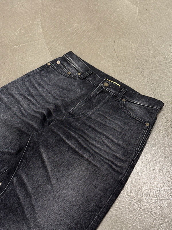 2017 Saint Laurent “D18” dark wash denim jeans