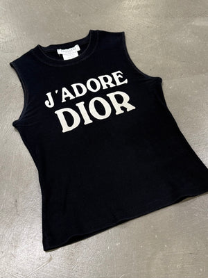 F/W 2002 Christian Dior by John Galliano “J’adore Dior” tank top